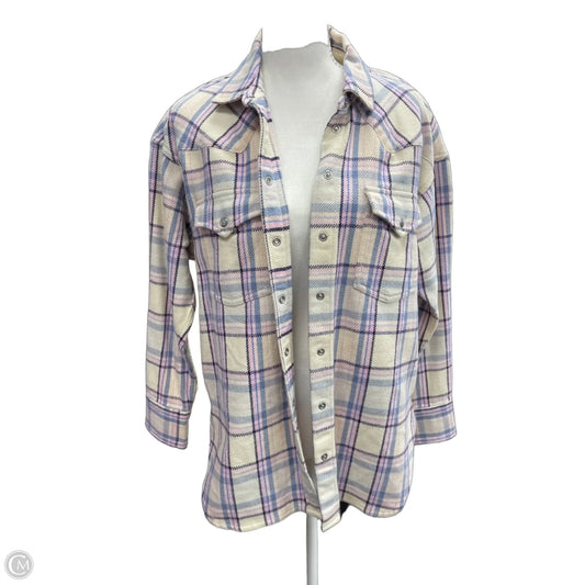 Jacket Shirt By J. Crew In Cream, Size: Xs