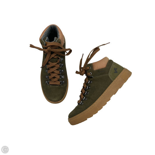 Shoes Hiking By Clothes Mentor In Green, Size: 7