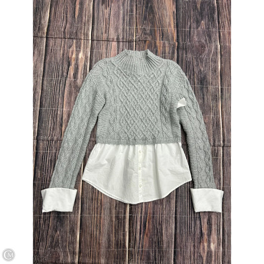 Sweater By Maeve In Grey, Size: Xs
