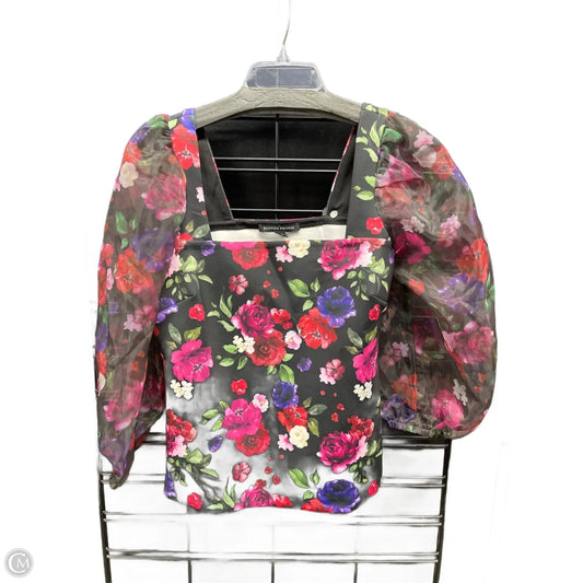 Top Long Sleeve By Boston Proper In Black, Size: M