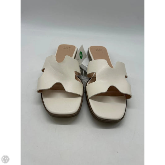 Sandals Flats By A New Day In White, Size: 10