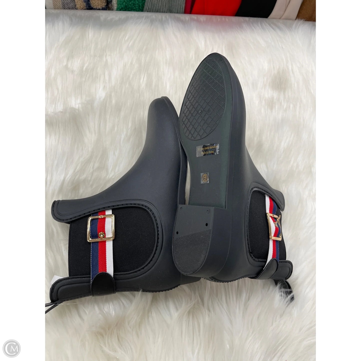 Boots Rain By Clothes Mentor In Black, Size: 9