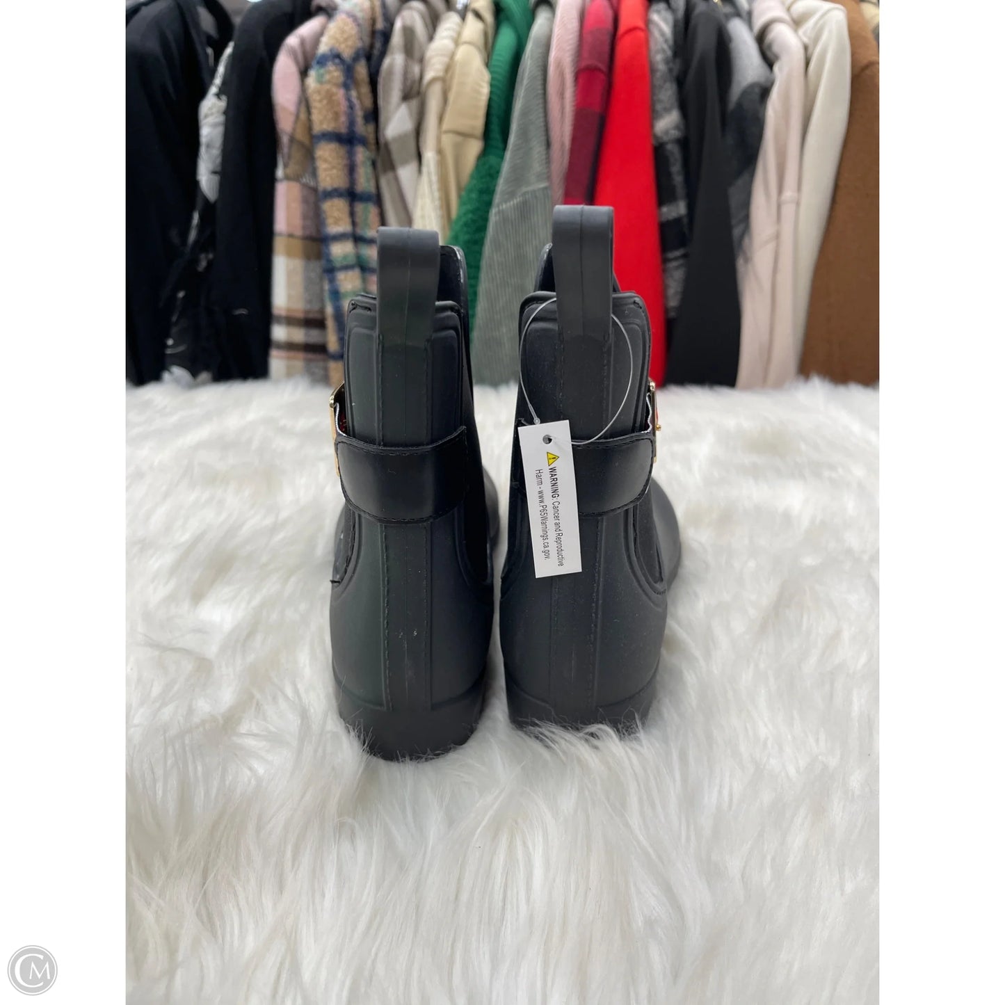 Boots Rain By Clothes Mentor In Black, Size: 9
