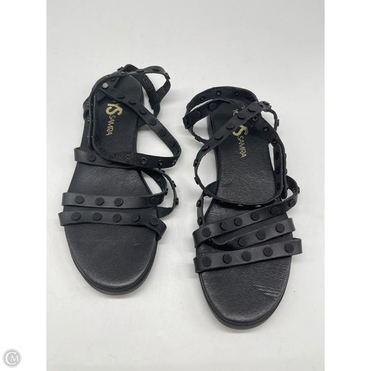 Sandals Flats By Cma In Black, Size: 7
