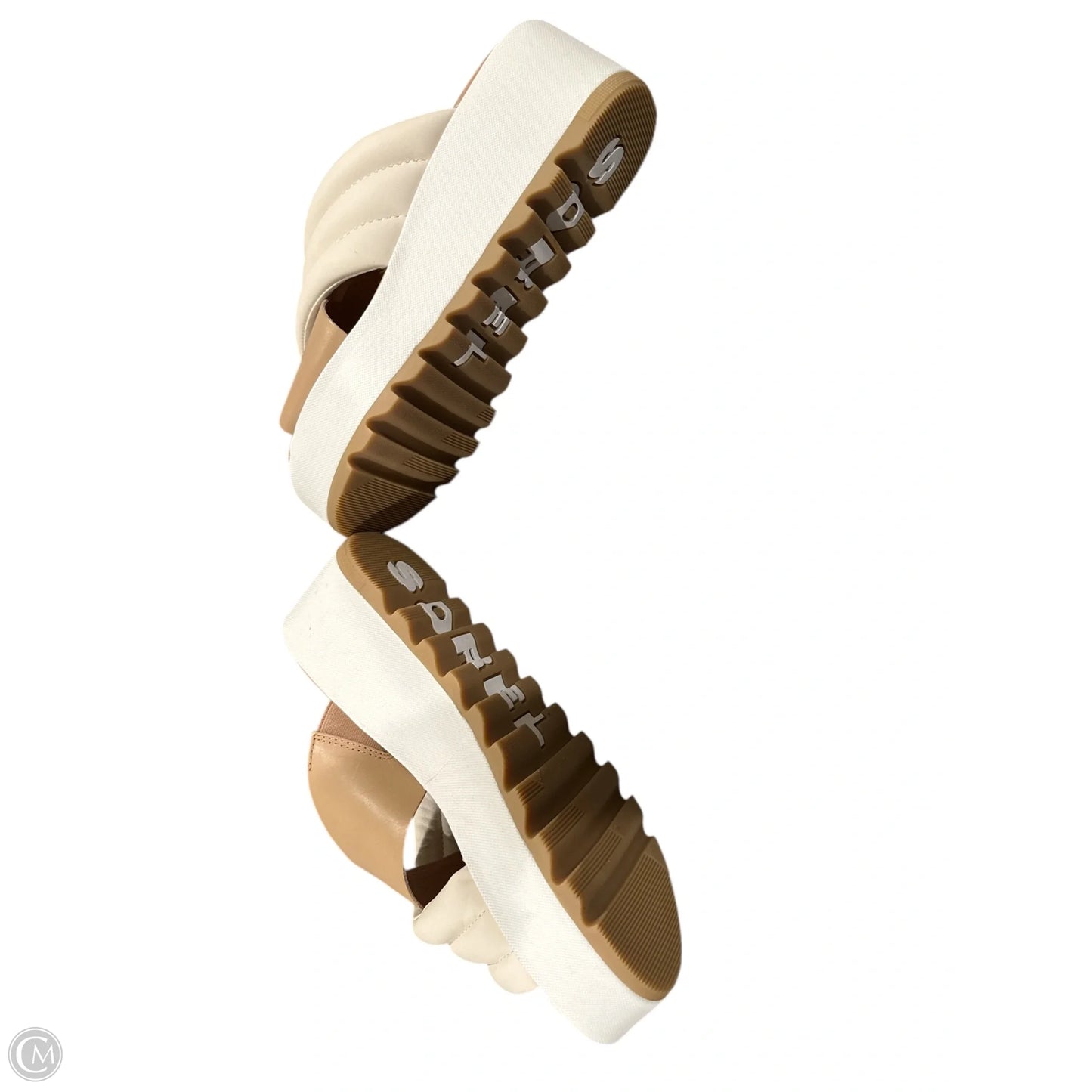 Sandals Heels Platform By Sorel In Cream, Size: 8.5