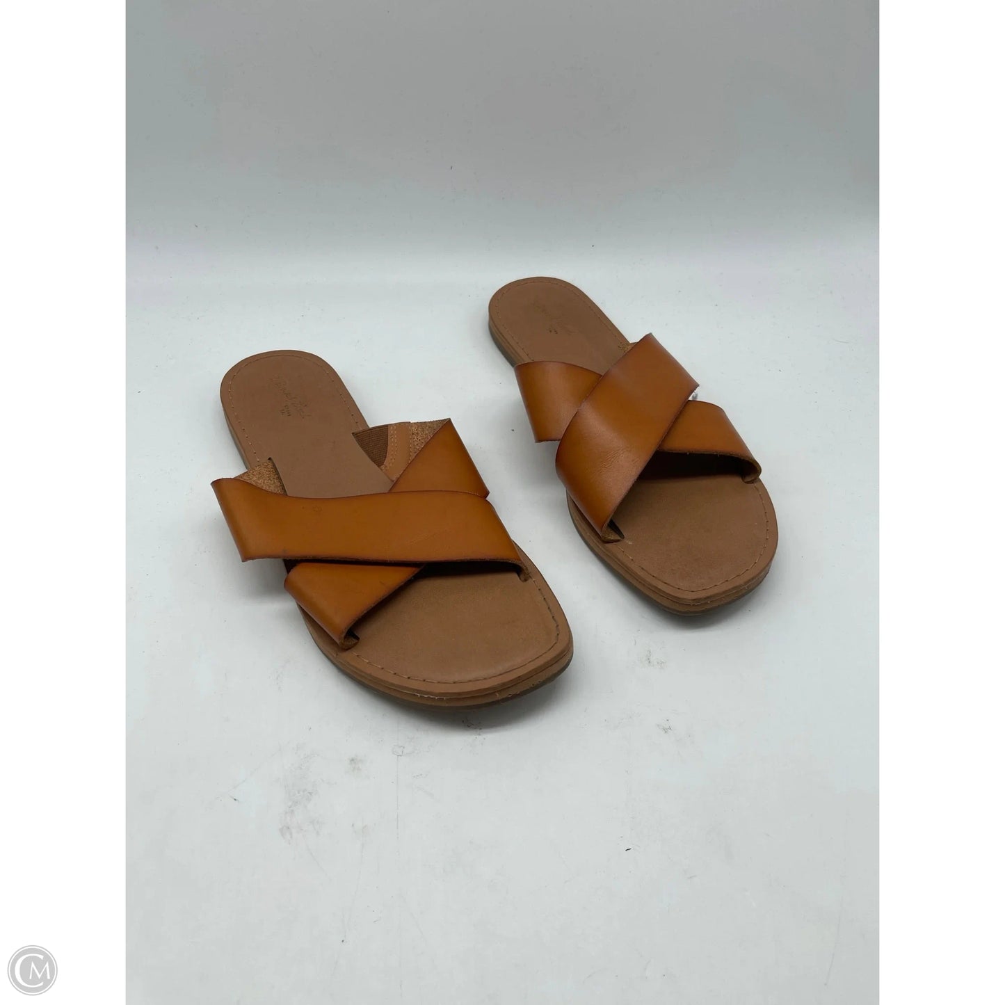 Sandals Flats By Universal Thread In Brown, Size: 8