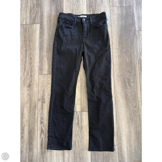 Jeans Skinny By Levis In Black, Size: 4