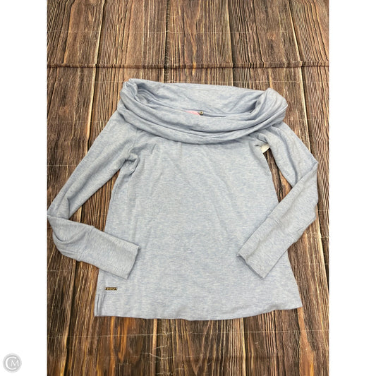 Top Long Sleeve Designer By Lilly Pulitzer In Blue, Size: S