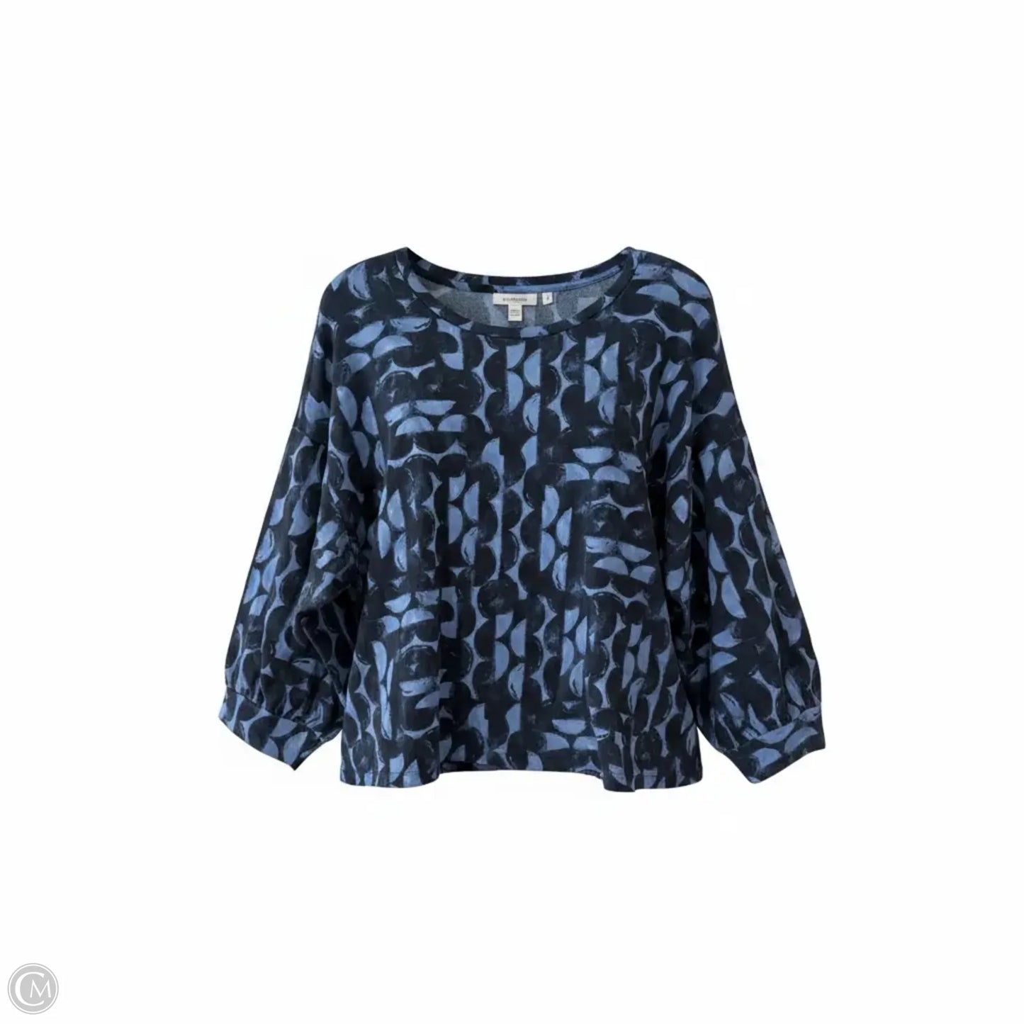 Top Long Sleeve By Chicos In Blue, Size: Xl