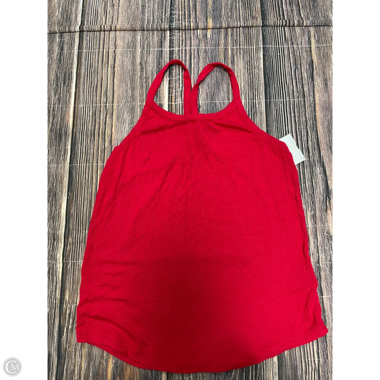 Athletic Tank Top By Zyia In Red, Size: L