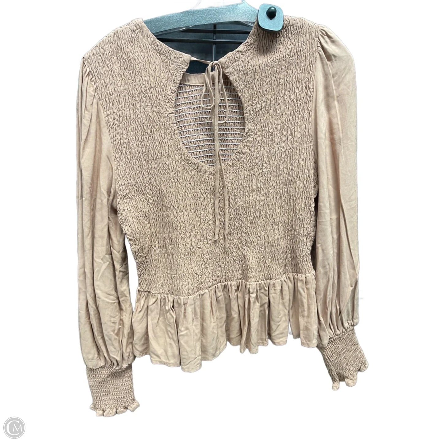 Top Long Sleeve By Dear John In Brown, Size: M