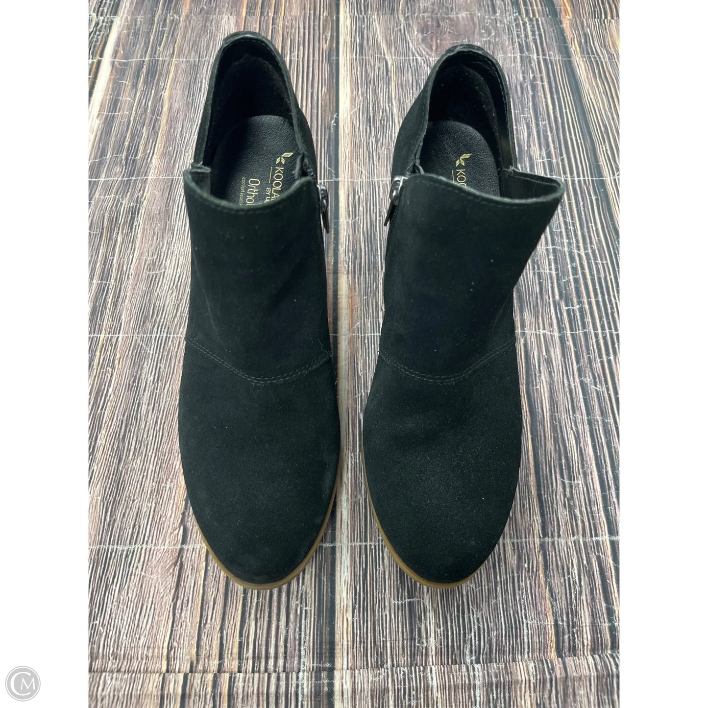 Boots Ankle Heels By Koolaburra By Ugg In Black, Size: 8