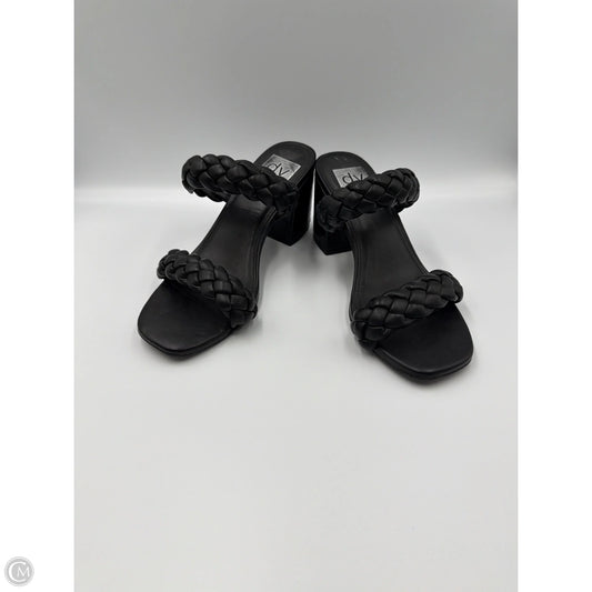 Sandals Heels Block By Dolce Vita In Black, Size: 7.5