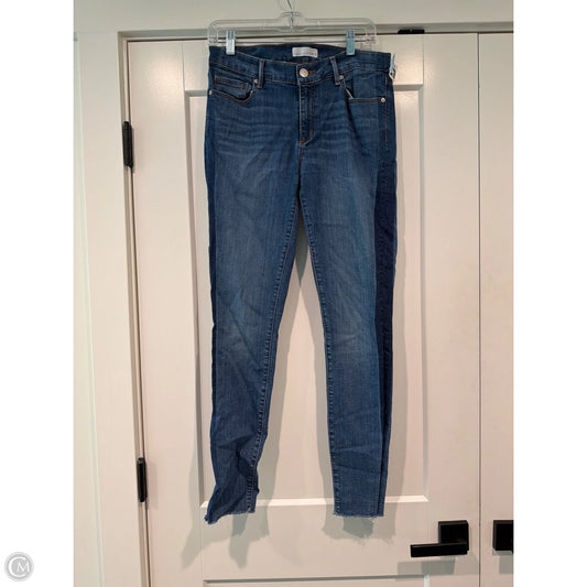 Jeans Skinny By Loft In Blue Denim, Size: 6
