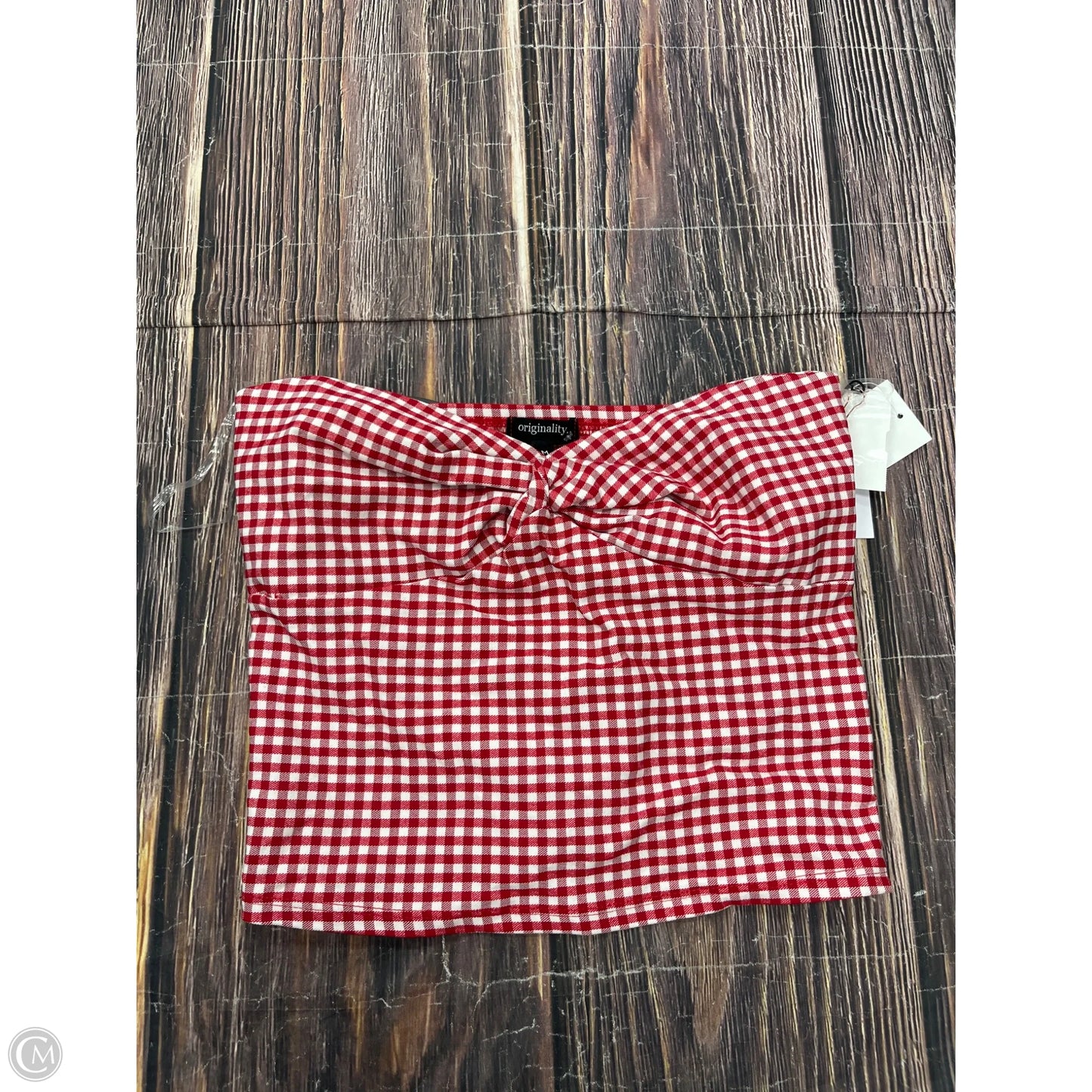 Tank Top By Originality In Red, Size: M