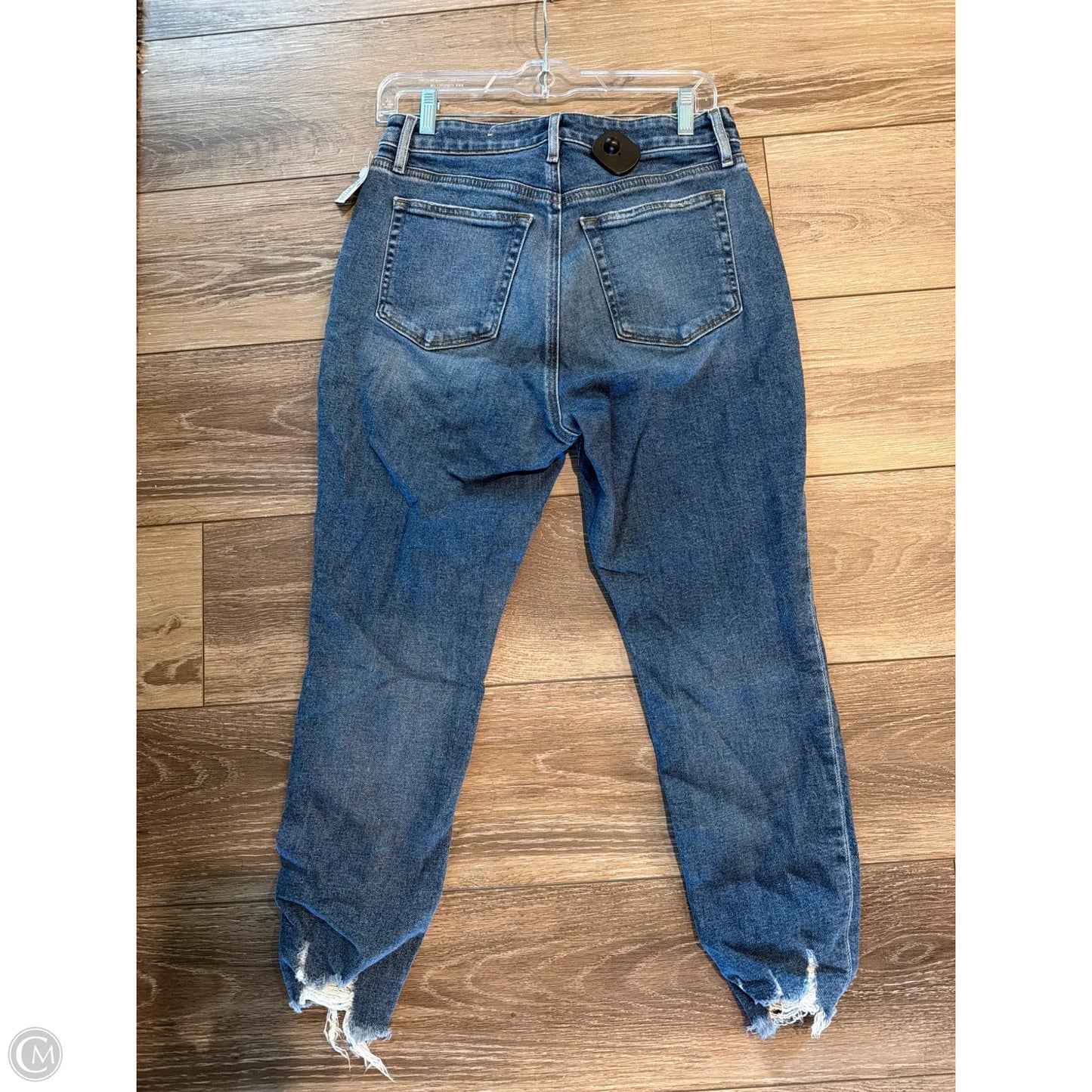 Jeans Skinny By Loft In Blue Denim, Size: 8
