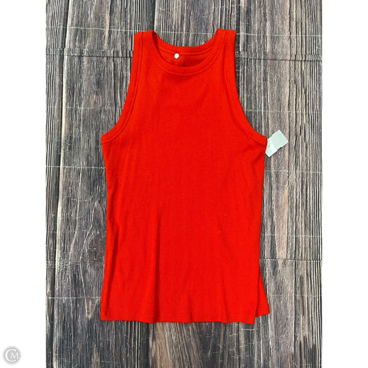 Tank Top By A New Day In Orange, Size: L