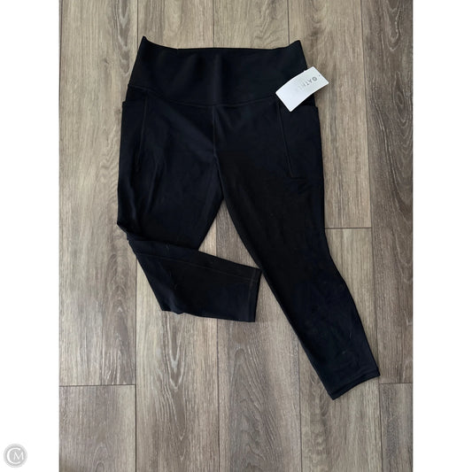 Athletic Leggings By Athleta In Black, Size: Xl