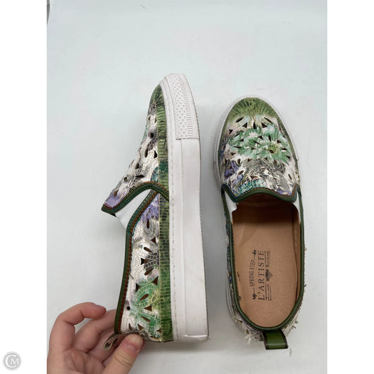Shoes Flats By Spring Step In Green, Size: 9.5