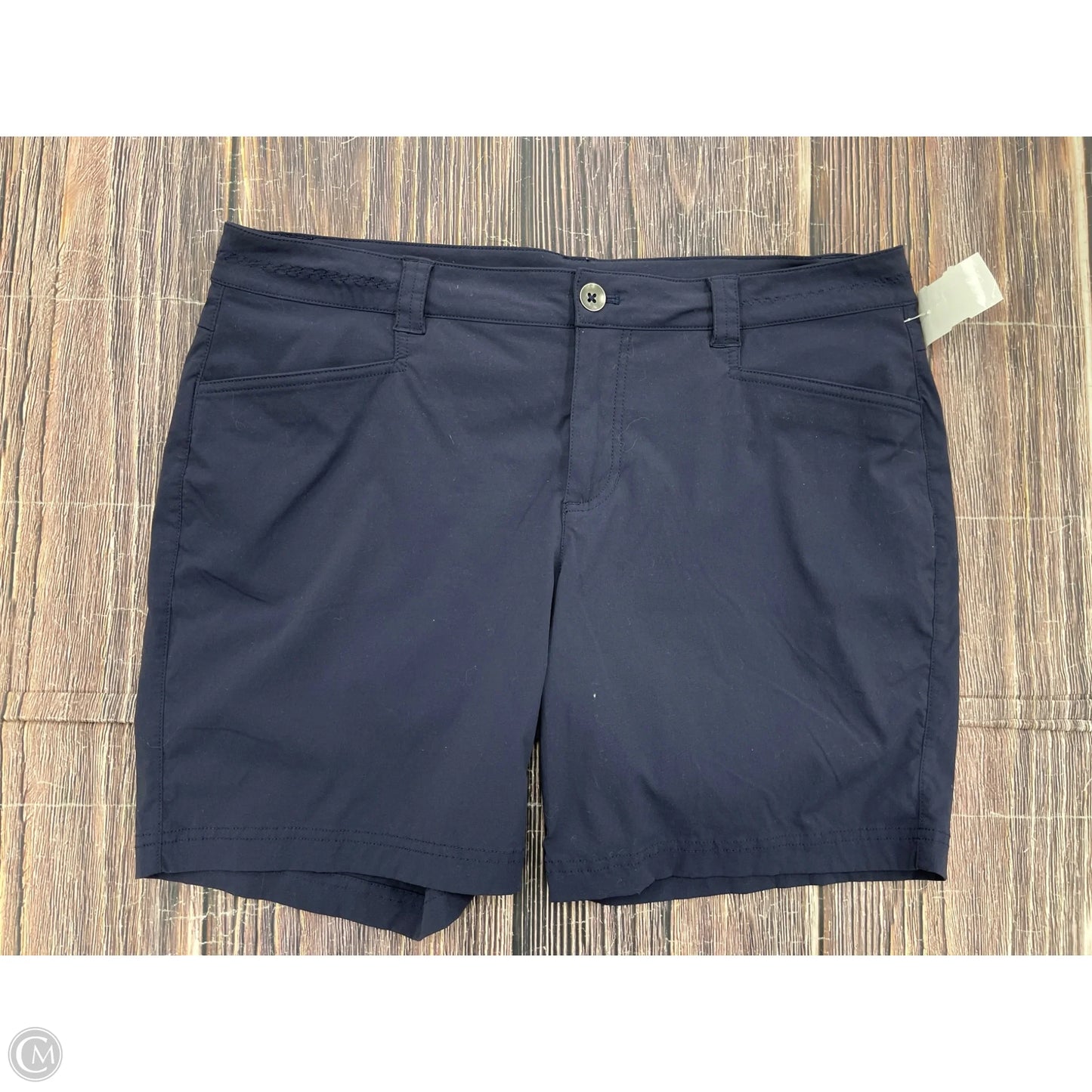 Athletic Shorts By Eddie Bauer In Navy, Size: 14p