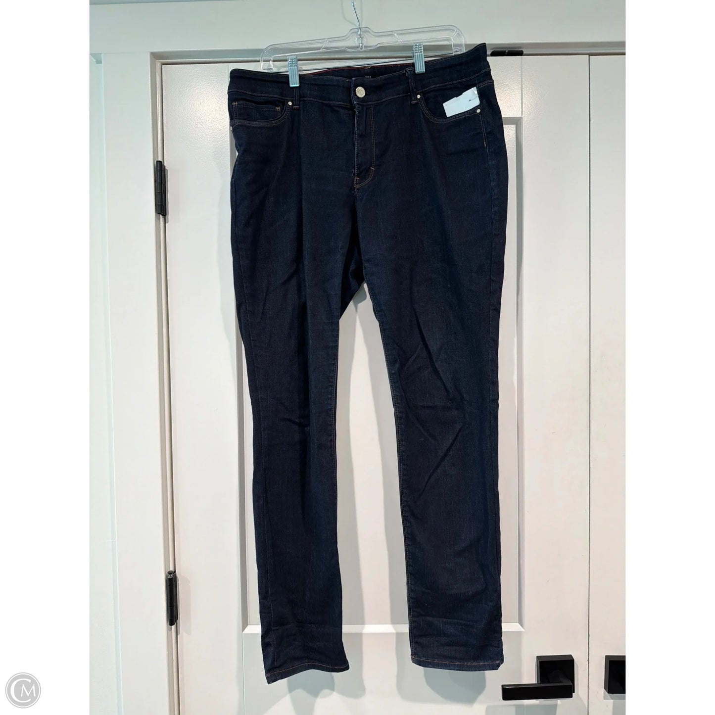 Jeans Straight By White House Black Market In Blue Denim, Size: 12