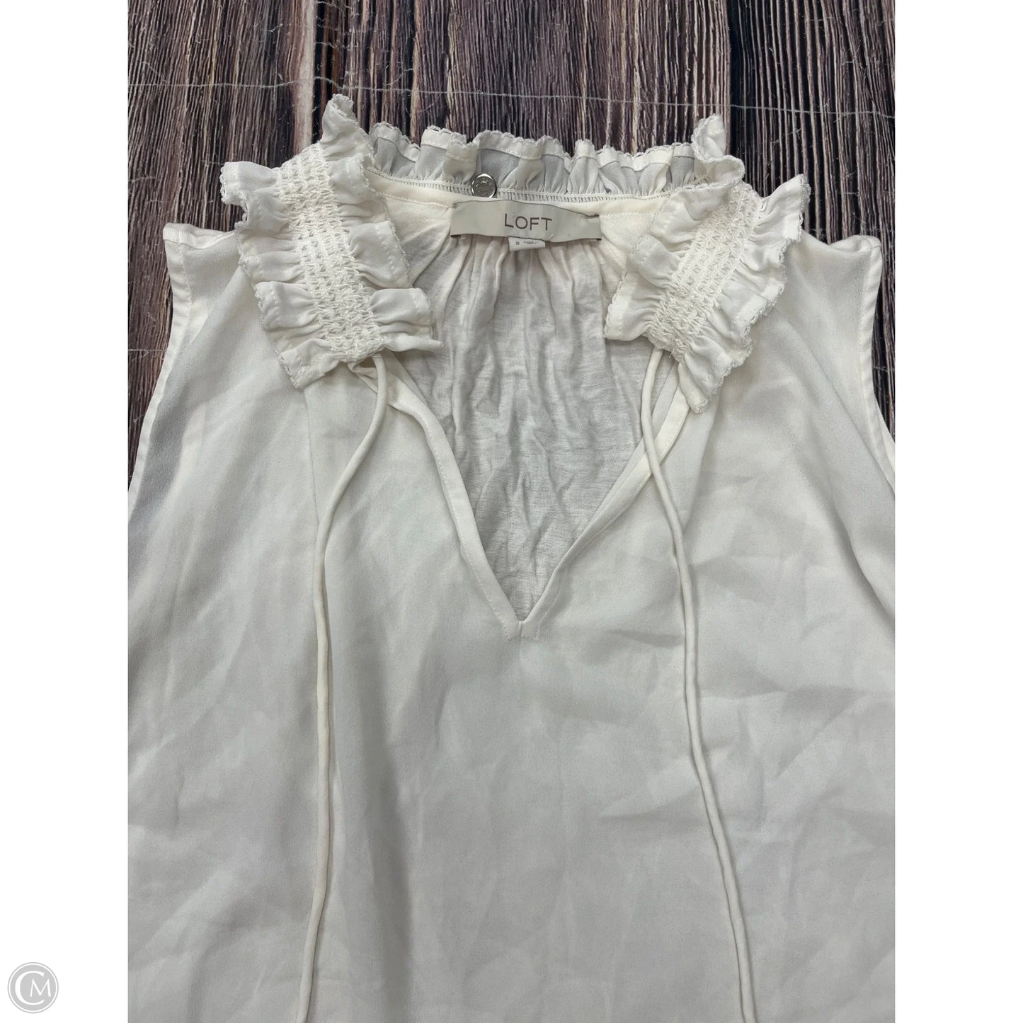 Tank Top By Loft In Cream, Size: S