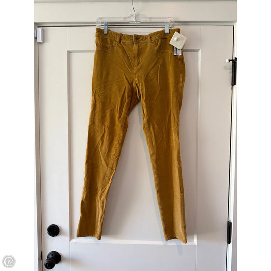 Pants Corduroy By Pilcro In Yellow, Size: 8