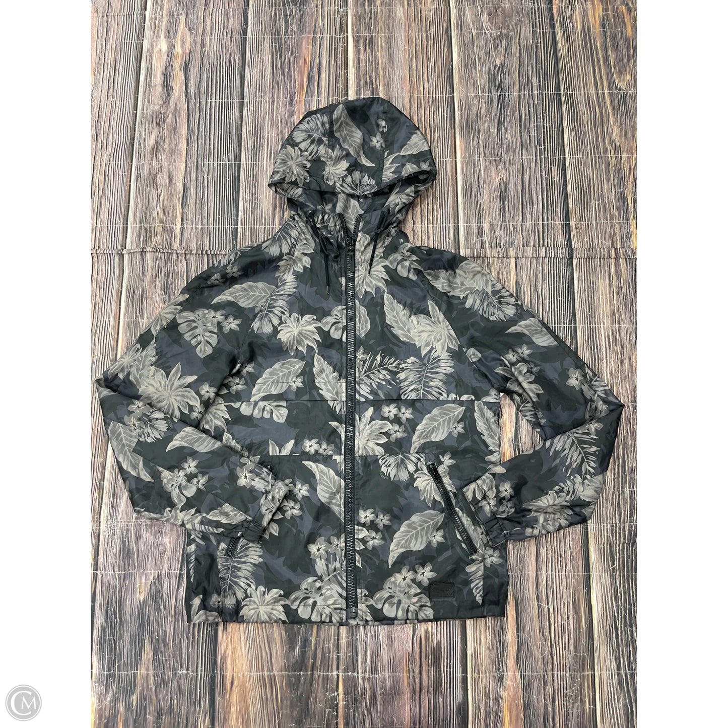 Jacket Designer By Coach In Black, Size: S