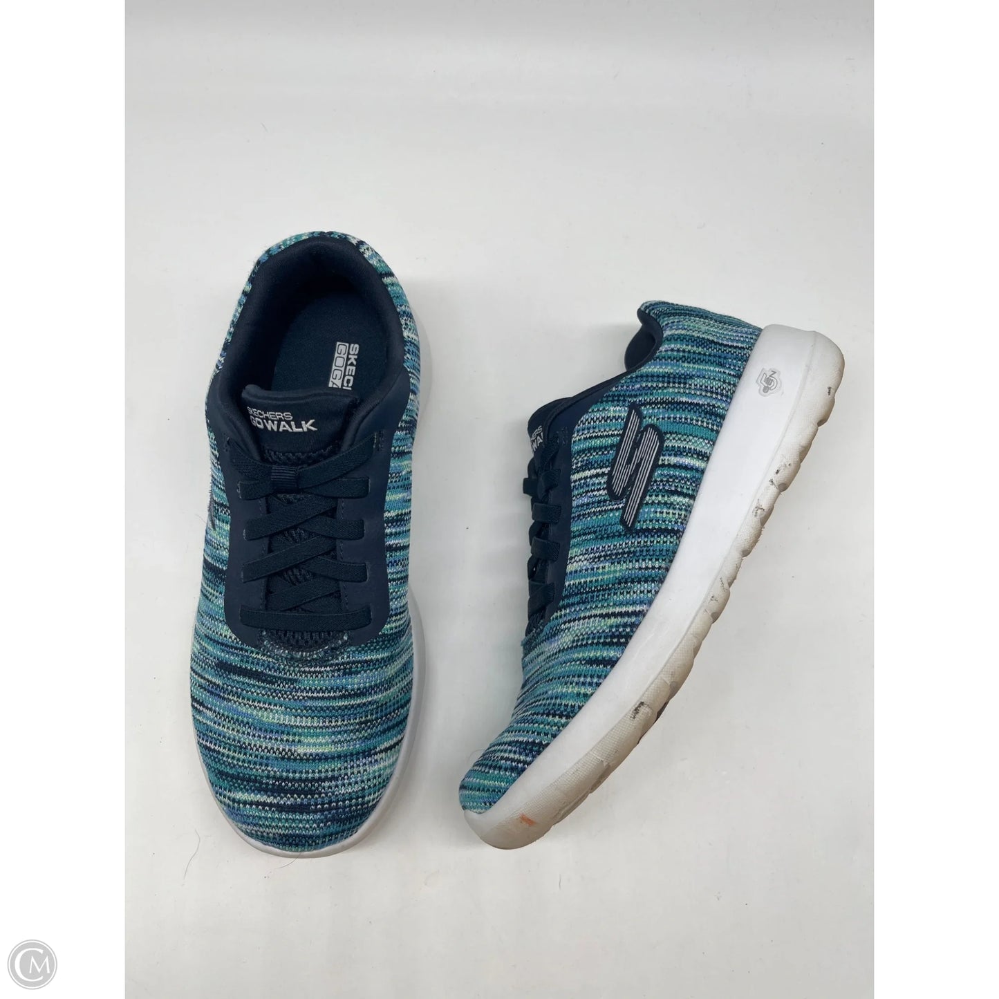 Shoes Athletic By Skechers In Blue, Size: 6.5