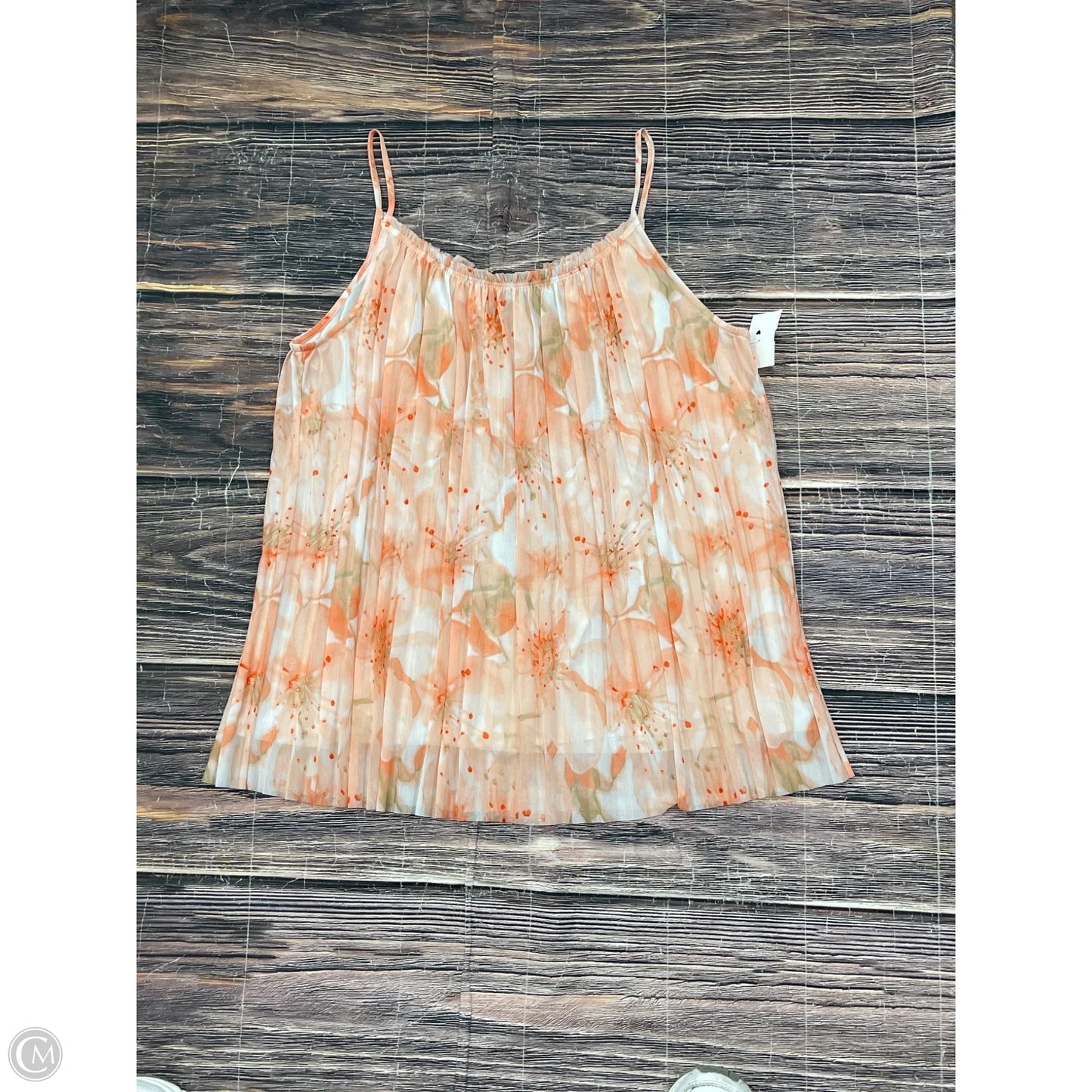 Tank Top By Worthington In Orange, Size: Xl