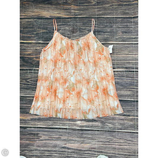 Tank Top By Worthington In Orange, Size: Xl