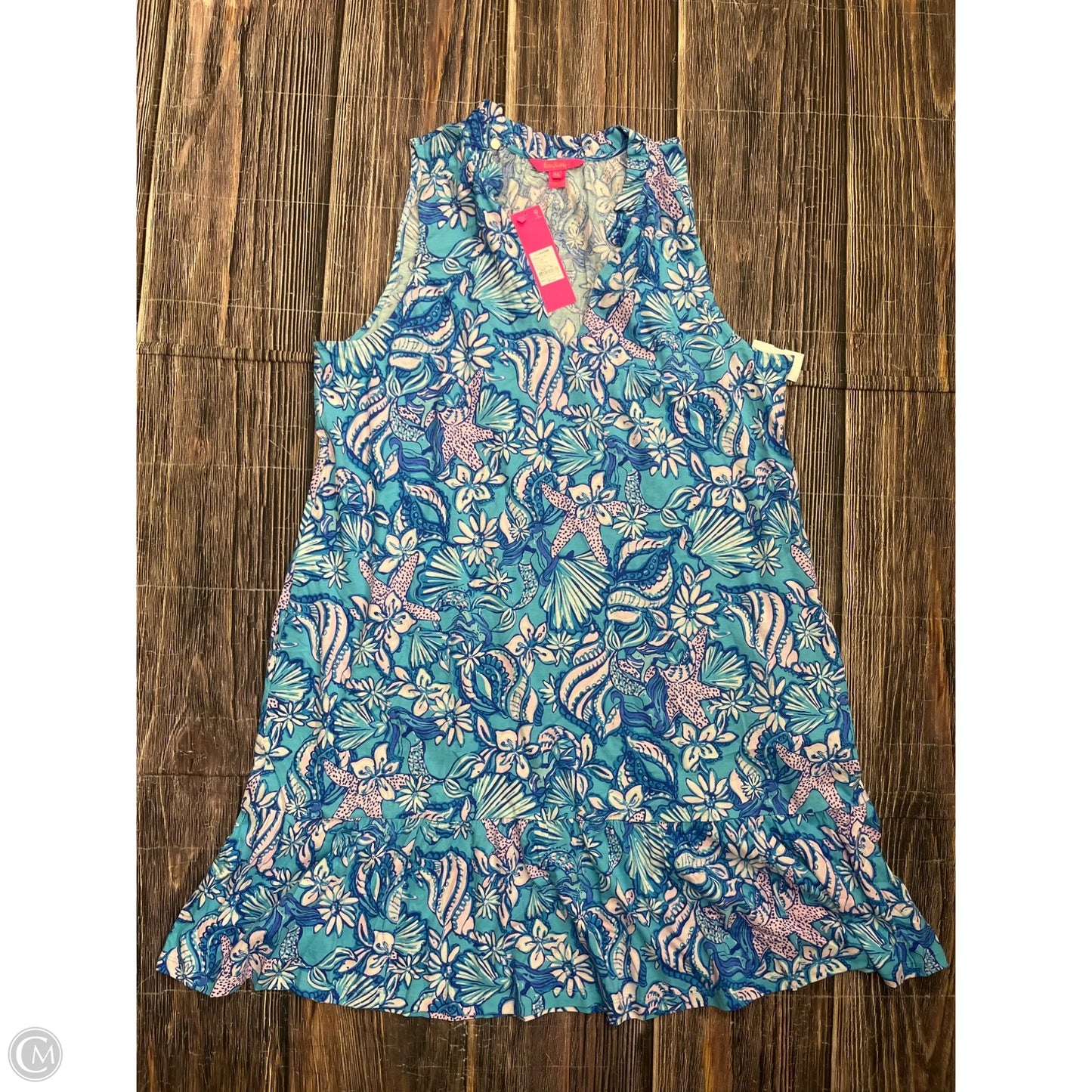 Dress Designer By Lilly Pulitzer In Blue, Size: 1x