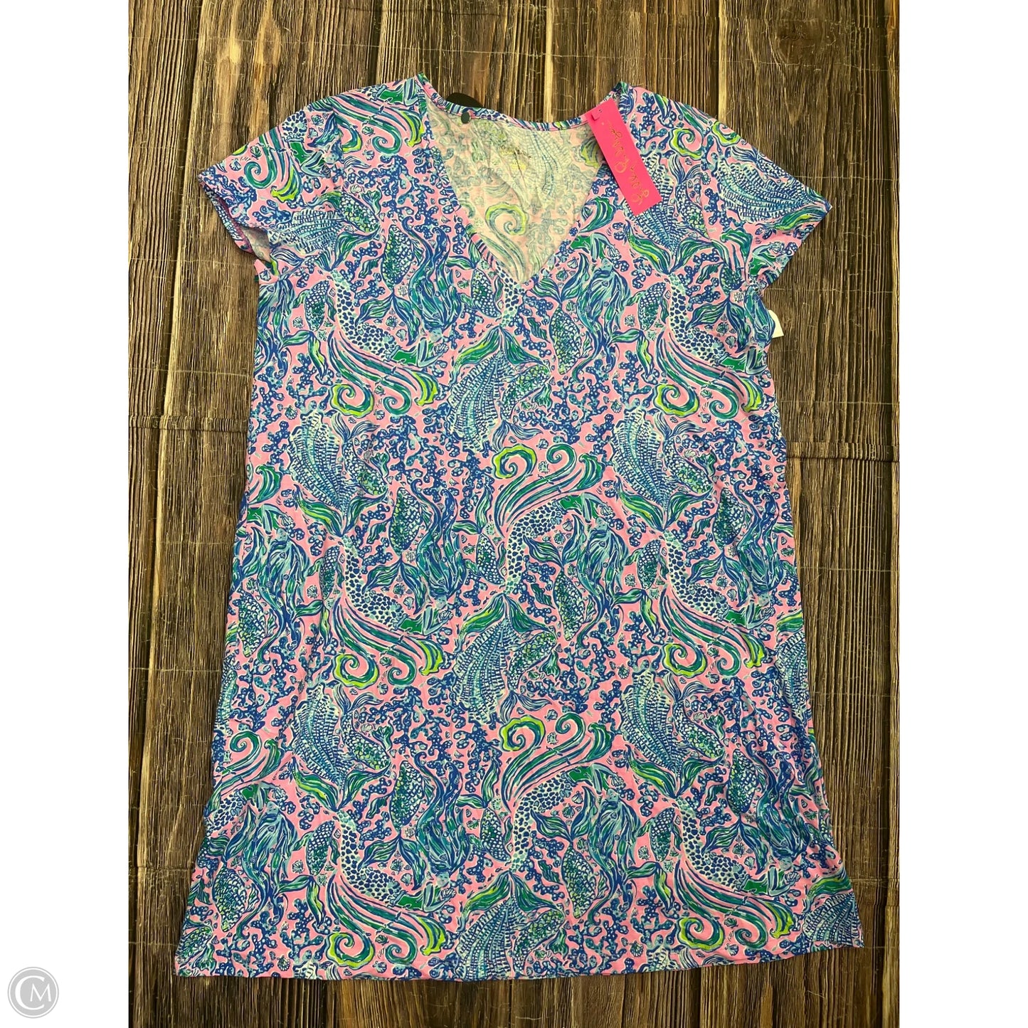 Dress Designer By Lilly Pulitzer In Blue, Size: 1x