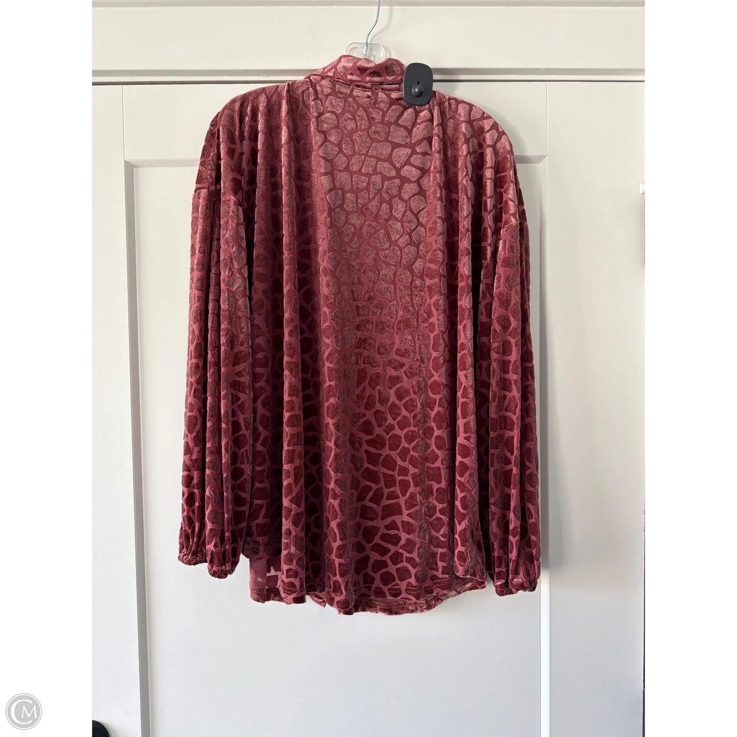 Top Long Sleeve By Umgee In Red, Size: 1x
