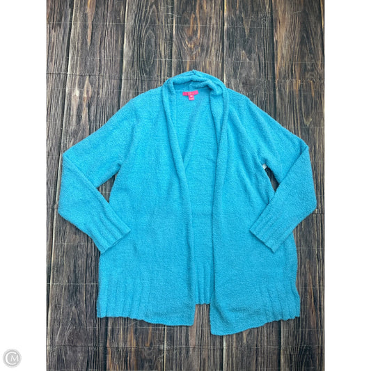 Sweater Cardigan Designer By Lilly Pulitzer In Blue, Size: 1x