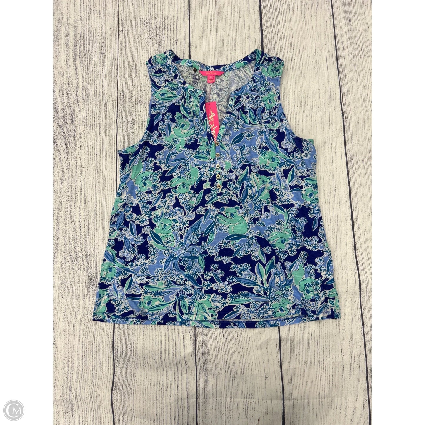 Tank Top Designer By Lilly Pulitzer In Blue, Size: Xl