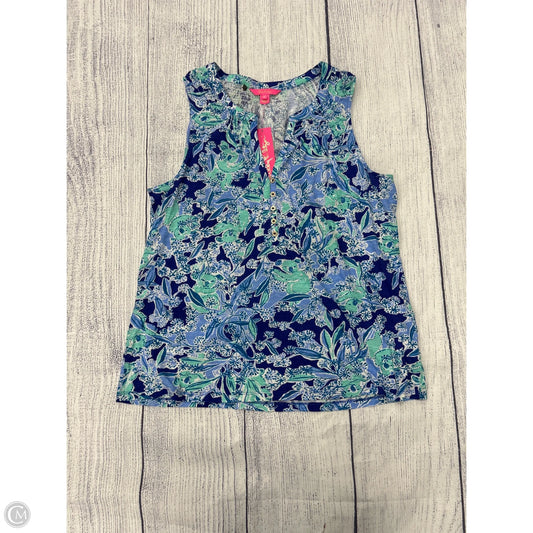 Tank Top Designer By Lilly Pulitzer In Blue, Size: Xl