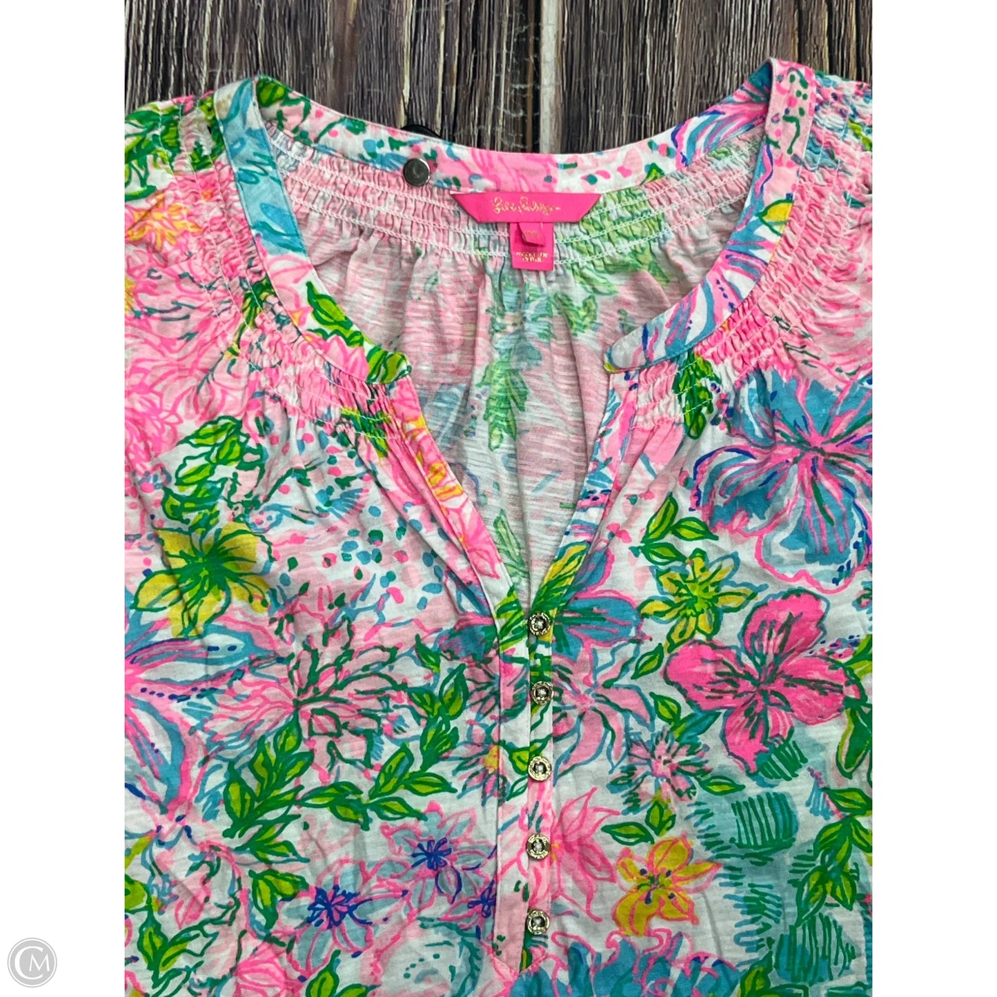 Tank Top Designer By Lilly Pulitzer In Pink, Size: 1x
