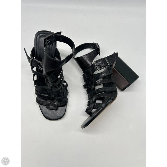 Sandals Heels Block By Vince Camuto In Black, Size: 7