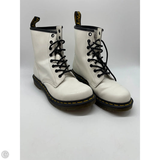 Boots Combat By Dr Martens In White, Size: 9