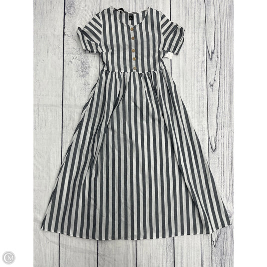Dress Casual Maxi By Emery Rose In Striped Pattern, Size: Xs