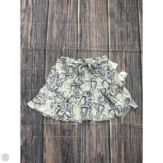 Skirt Mini & Short By Altard State In Snakeskin Print, Size: Xs