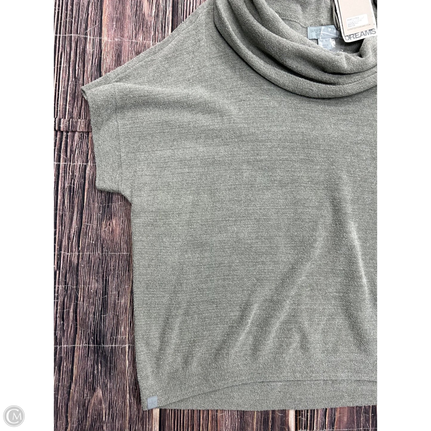 Sweater Short Sleeve By Barefoot Dreams In Green, Size: Osfm