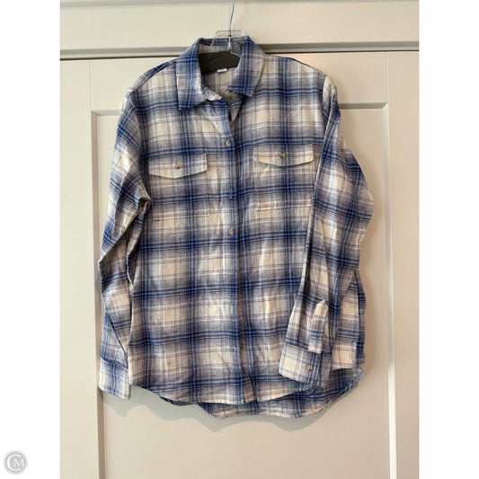 Top Long Sleeve By Old Navy In Blue, Size: Xs