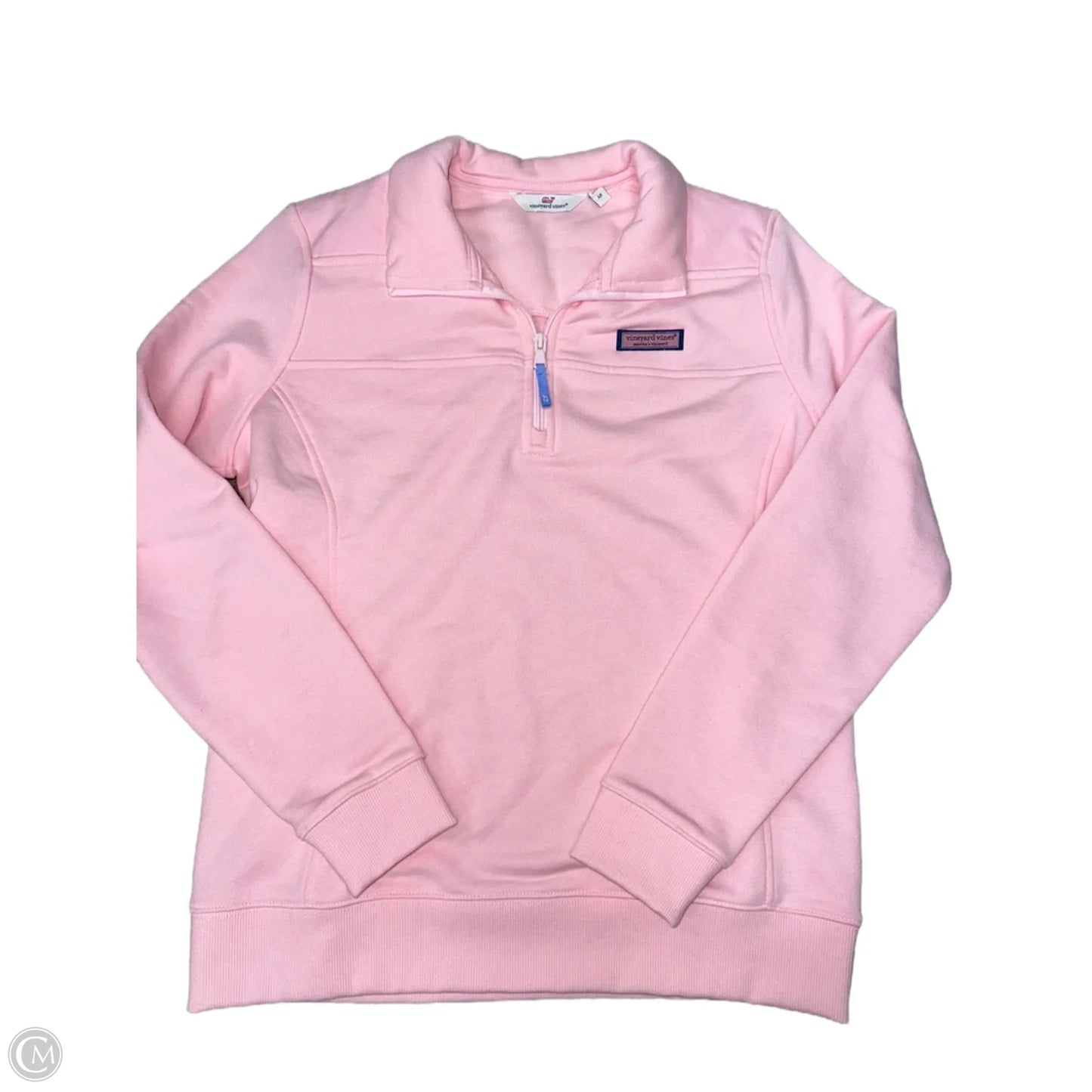 Sweatshirt Collar By Vineyard Vines In Pink, Size: M