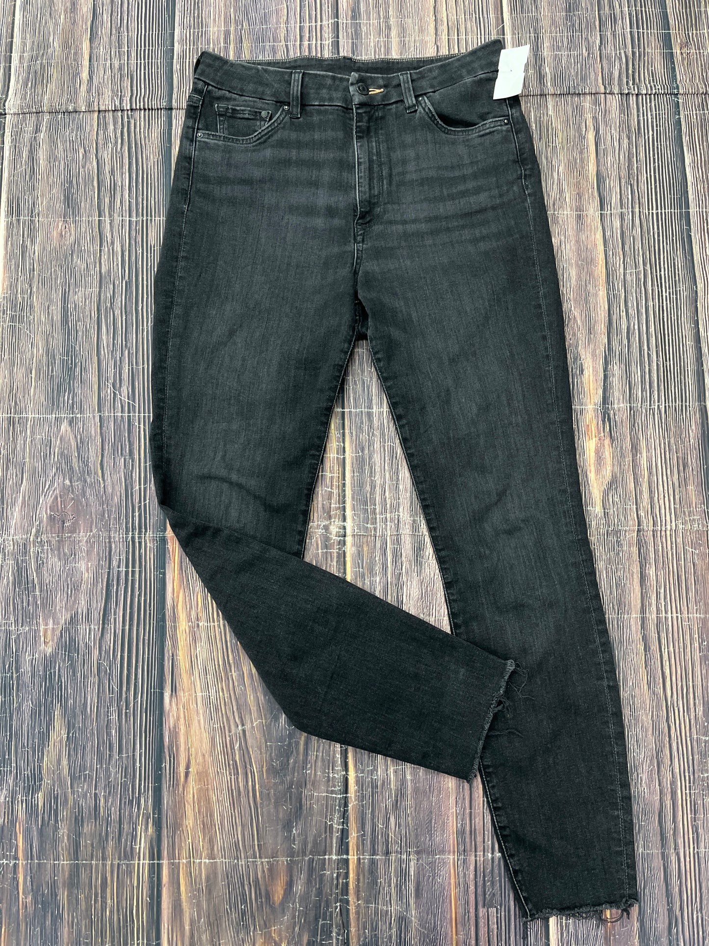 Jeans Skinny By H&m In Black, Size: 10