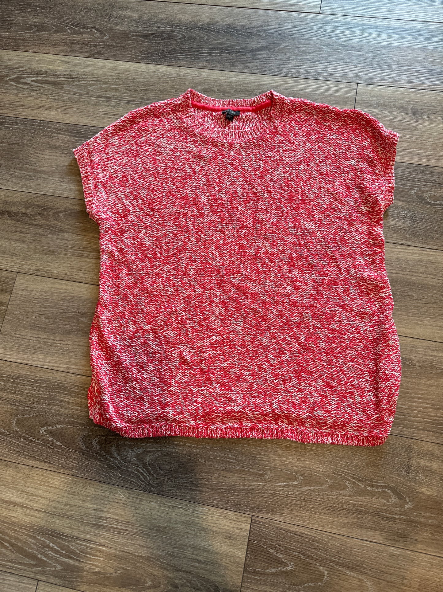 Sweater Short Sleeve By J. Jill In Red, Size: L