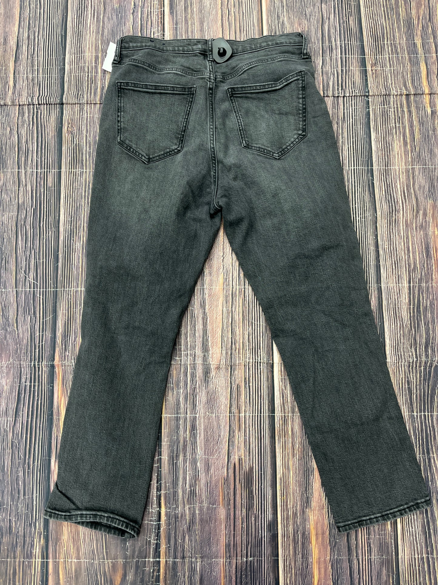 Jeans Straight By Gap In Black, Size: 10