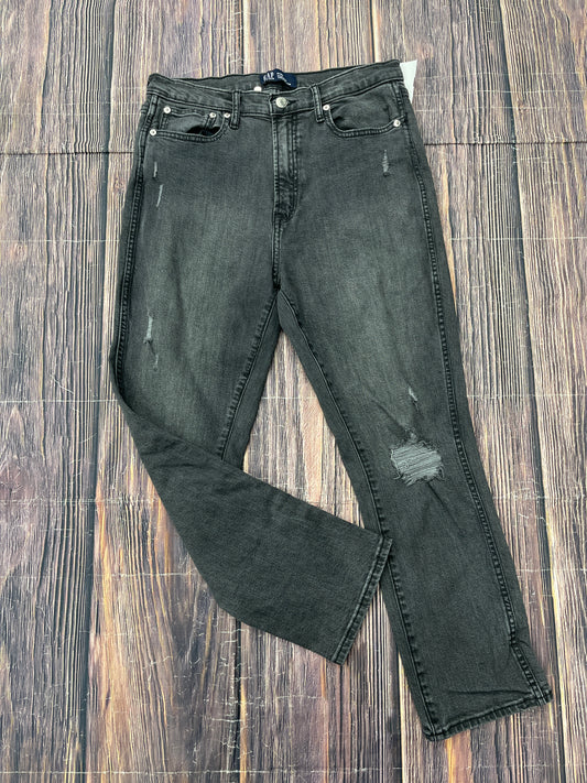 Jeans Straight By Gap In Black, Size: 10