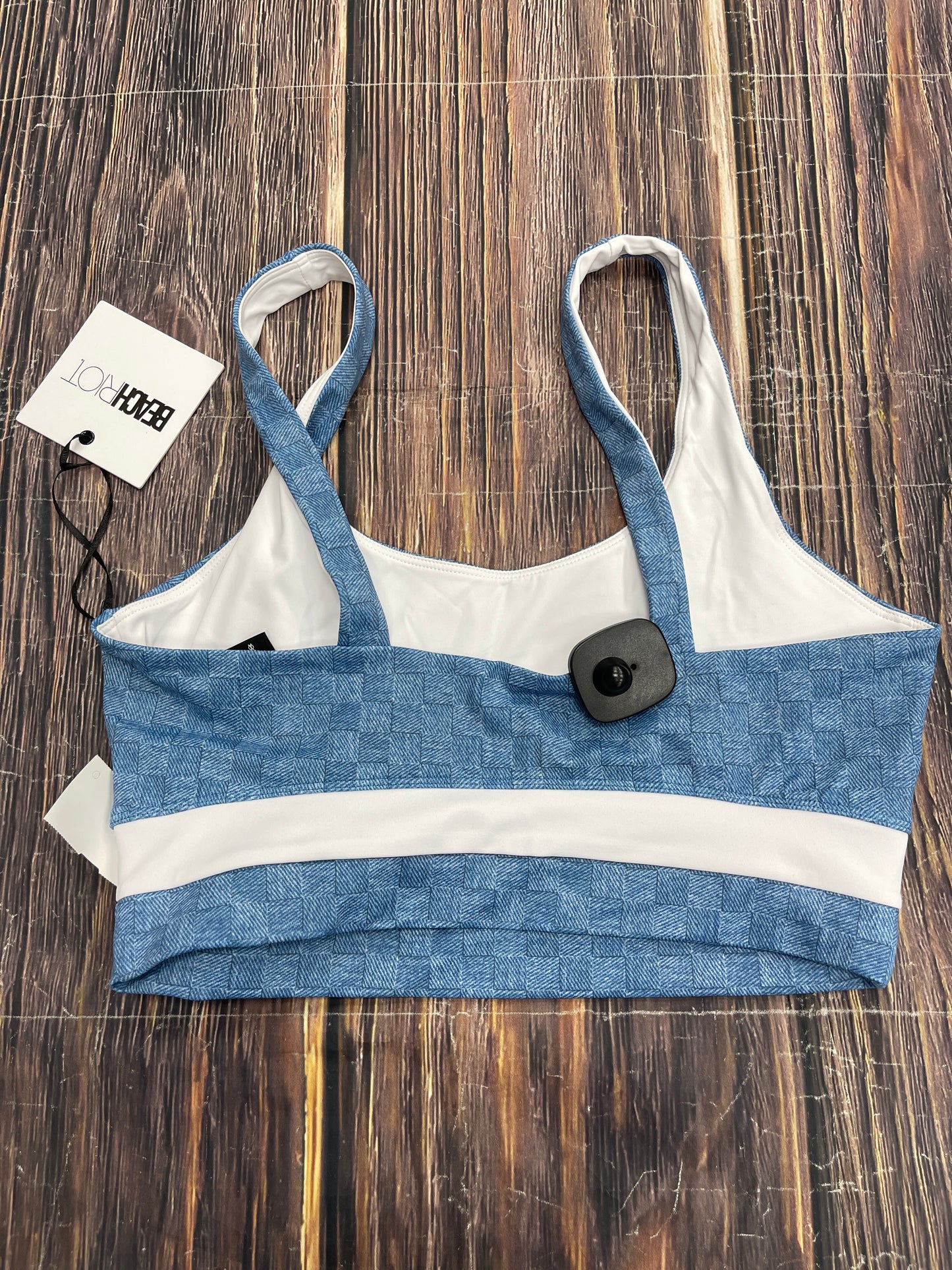 Athletic Bra By Beach Riot In Blue, Size: M